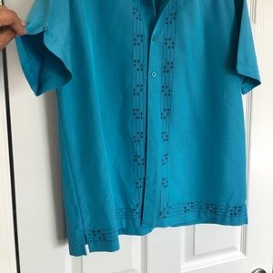 Cubavera Summer Cuban button up mens shirt
